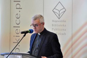 Na zdjęciu jeden z przemawiających.