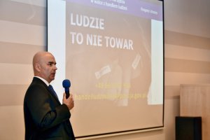 Na zdjęciu prowadzący spotkanie.