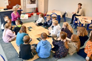 Na zdjęciu dzieci w czasie zajęć.