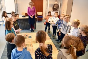 Na zdjęciu dzieci w czasie zajęć.