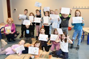 Na zdjęciu dzieci w czasie zajęć.