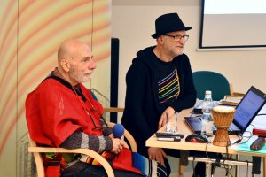 Na zdjęciu Jerzy Gilewski-Jerg i Szczęsny Wroński