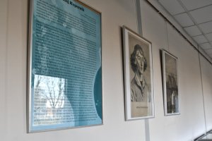 Na zdjęciu elementy wystawy.