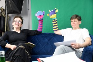 Na zdjęciu Dawid Żłobiński i Beata Pszeniczna.