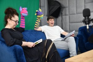 Na zdjęciu Dawid Żłobiński i Beata Pszeniczna.