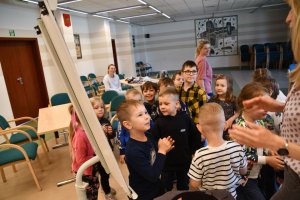 Na zdjęciu dzieci w czasie zajęć.