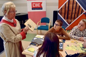 Na zdjęciu dzieci w czasie zajęć.