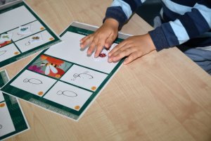 Na zdjęciu dzieci w czasie zajęć.