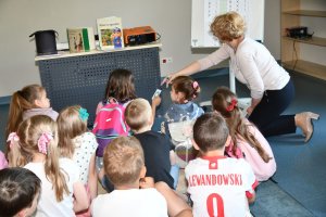 Na zdjęciu dzieci w czasie zajęć.