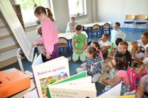 Na zdjęciu dzieci w czasie zajęć.