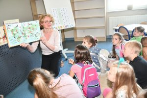 Na zdjęciu dzieci w czasie zajęć.