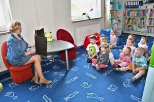 Na zdjęciu dzieci w czasie zajęć.