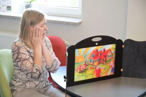 Na zdjęciu dzieci w czasie zajęć.