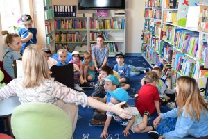 Na zdjęciu dzieci w czasie zajęć.