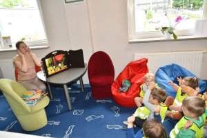 Na zdjęciu dzieci w czasie zajęć.