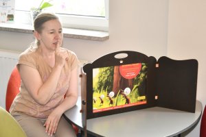 Na zdjęciu dzieci w czasie zajęć.