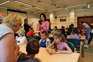 Na zdjęciu dzieci w czasie zajęć.