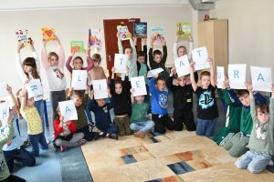 Na zdjęciu dzieci w czasie zajęć.