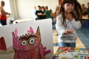 Na zdjęciu dzieci w czasie zajęć.