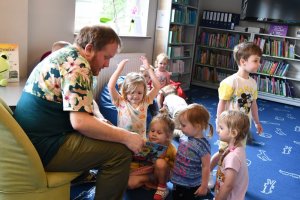 Na zdjęciu dzieci w czasie zajęć.