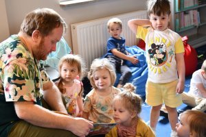 Na zdjęciu dzieci w czasie zajęć.