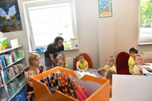 Na zdjęciu dzieci w czasie zajęć.