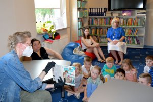 Na zdjęciu dzieci w czasie zajęć.