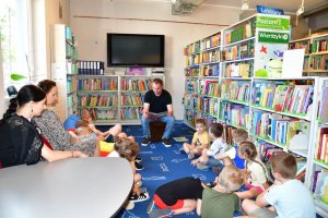 Na zdjęciu dzieci w czasie zajęć.