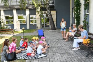 Na zdjęciu dzieci w czasie zajęć.