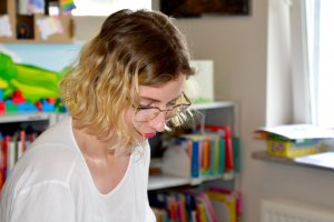 Na zdjęciu dzieci w czasie zajęć.