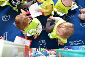 Na zdjęciu dzieci w czasie zajęć.