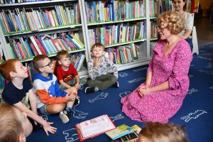 Na zdjęciu dzieci w czasie zajęć.