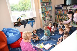 Na zdjęciu dzieci w czasie zajęć.