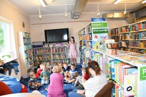 Na zdjęciu dzieci w czasie zajęć.