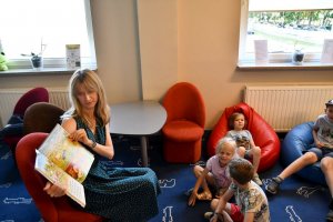 Na zdjęciu dzieci w czasie zajęć.