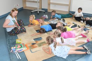 Na zdjęciu dzieci w czasie zajęć.