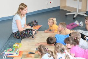 Na zdjęciu dzieci w czasie zajęć.