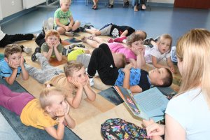 Na zdjęciu dzieci w czasie zajęć.