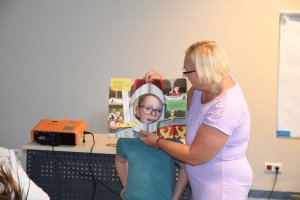 Na zdjęciu dzieci w czasie zajęć.