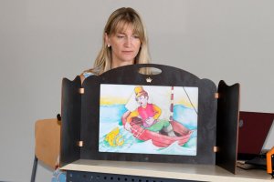 Na zdjęciu dzieci w czasie zajęć.