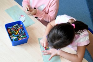 Na zdjęciu dzieci w czasie zajęć.