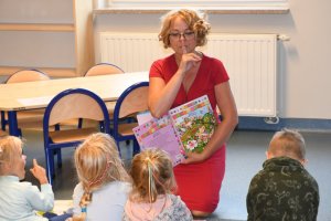 Na zdjęciu dzieci w czasie zajęć.