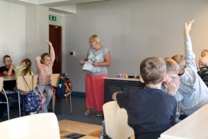 Na zdjęciu dzieci w czasie zajęć.