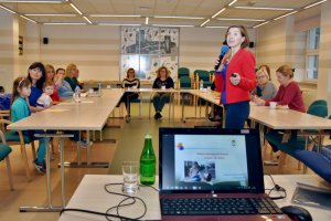 Na zdjęciu uczestnicy warsztatów.