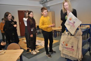 Na zdjęciu dzieci w czasie zajęć.