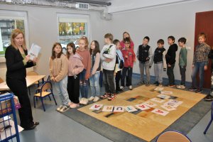 Na zdjęciu dzieci w czasie zajęć.