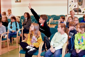 Na zdjęciu dzieci w czasie zajęć.