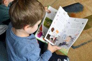 Na zdjęciu dzieci w czasie zajęć.