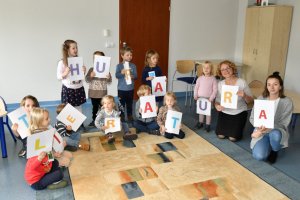 Na zdjęciu dzieci w czasie zajęć.