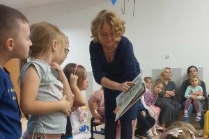 Na zdjęciu dzieci w czasie zajęć.